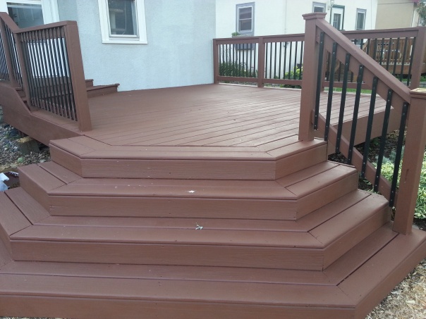 Deck and stairs...